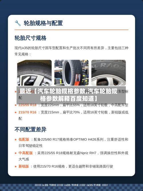 最近【汽车轮胎规格参数,汽车轮胎规格参数解释百度知道】