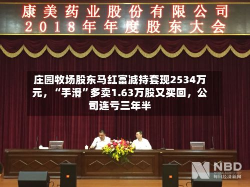 庄园牧场股东马红富减持套现2534万元，“手滑	”多卖1.63万股又买回	，公司连亏三年半-第2张图片