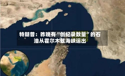 特朗普：昨晚有“创纪录数量”的石油从霍尔木兹海峡运出-第2张图片