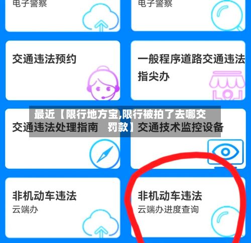 最近【限行地方宝,限行被拍了去哪交罚款】-第2张图片