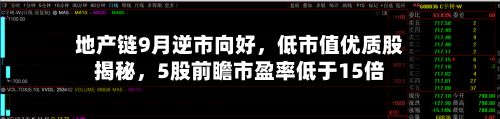 地产链9月逆市向好，低市值优质股揭秘，5股前瞻市盈率低于15倍-第3张图片