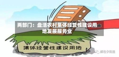 两部门：盘活农村集体经营性建设用地发展服务业