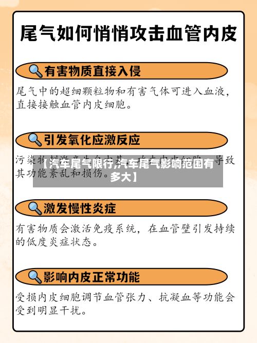 【汽车尾气限行,汽车尾气影响范围有多大】