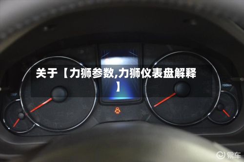 关于【力狮参数,力狮仪表盘解释】-第3张图片