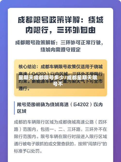 星期天成都限号多少/成都星期天限号不