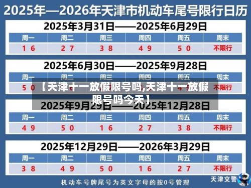 【天津十一放假限号吗,天津十一放假限号吗今天】-第2张图片