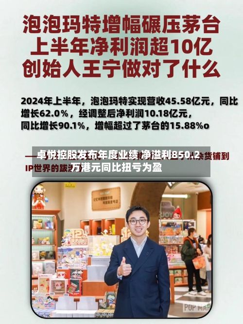 卓悦控股发布年度业绩 净溢利850.2万港元同比扭亏为盈