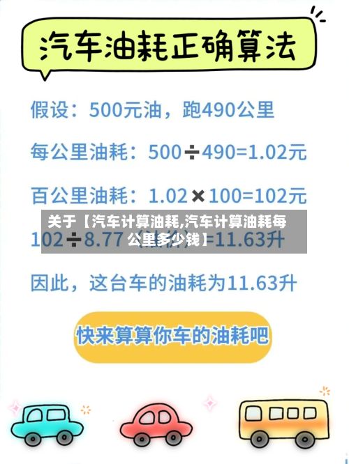 关于【汽车计算油耗,汽车计算油耗每公里多少钱】-第2张图片