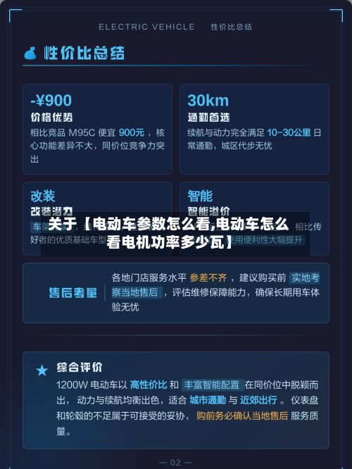 关于【电动车参数怎么看,电动车怎么看电机功率多少瓦】