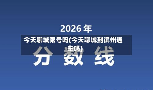 今天聊城限号吗(今天聊城到滨州通车吗)