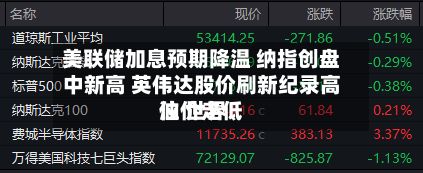 美联储加息预期降温 纳指创盘中新高 英伟达股价刷新纪录高位 世界油价走低-第2张图片