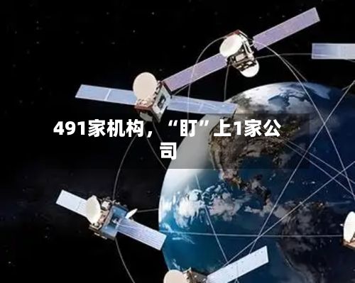 491家机构，“盯”上1家公司-第2张图片