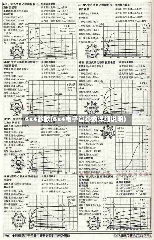 6x4参数(6x4电子管参数详细说明)