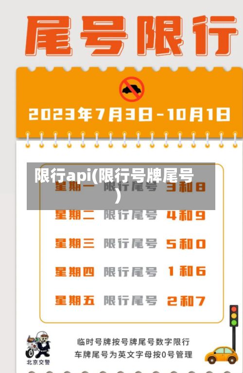 限行api(限行号牌尾号)-第2张图片