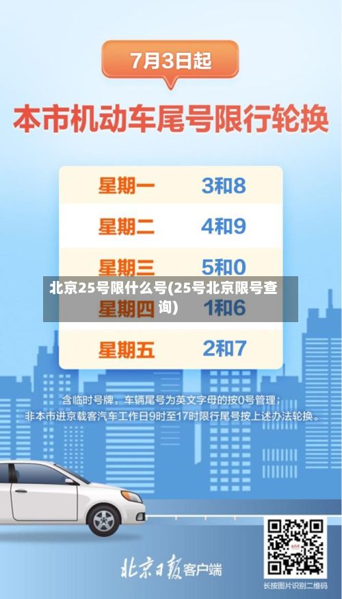 北京25号限什么号(25号北京限号查询)-第3张图片