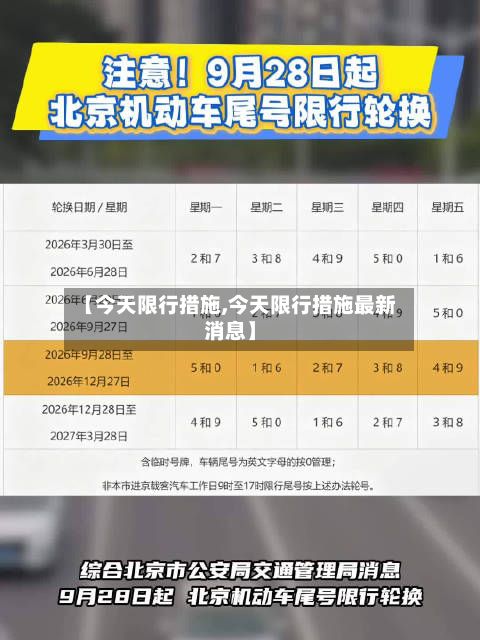 【今天限行措施,今天限行措施最新消息】-第2张图片