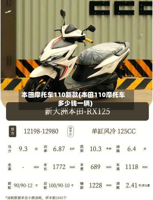 本田摩托车110新款(本田110摩托车多少钱一辆)