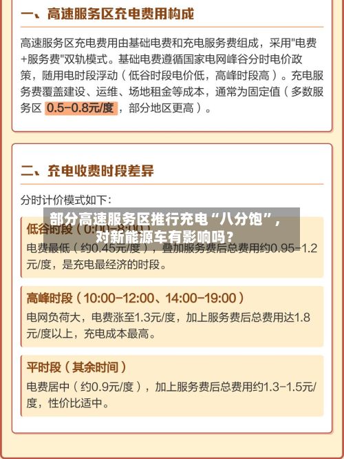 部分高速服务区推行充电“八分饱”，对新能源车有影响吗？-第2张图片