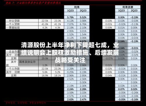 清源股份上半年净利下降超七成	，业绩说明会上股权激励措施、后续发展战略受关注-第2张图片