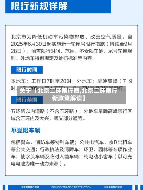 关于【北京二环限行图,北京二环限行新政策解读】