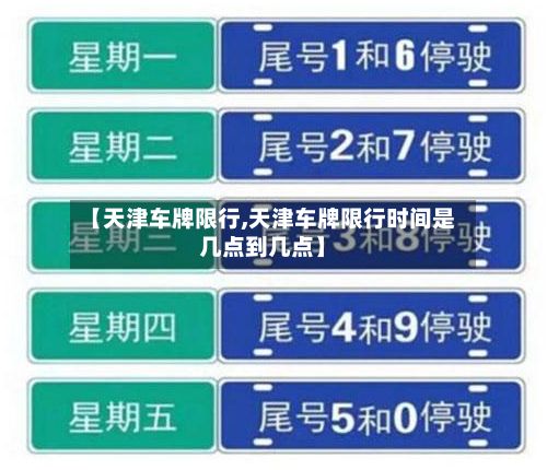 【天津车牌限行,天津车牌限行时间是几点到几点】