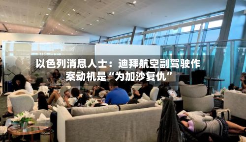 以色列消息人士：迪拜航空副驾驶作案动机是“为加沙复仇”
