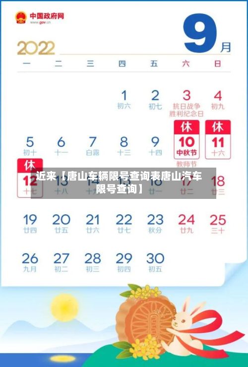 近来【唐山车辆限号查询表唐山汽车限号查询】