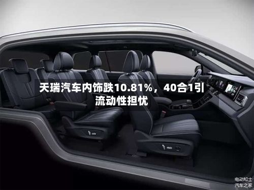 天瑞汽车内饰跌10.81%，40合1引流动性担忧-第2张图片