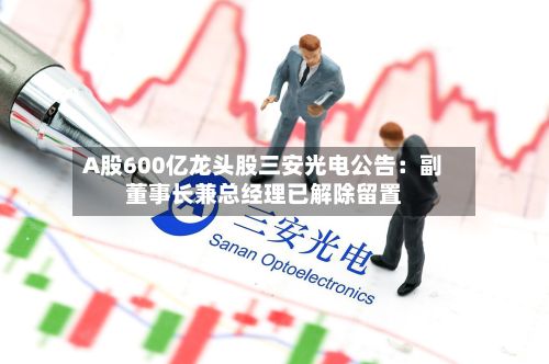 A股600亿龙头股三安光电公告：副董事长兼总经理已解除留置