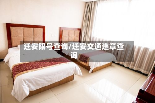 迁安限号查询/迁安交通违章查询-第3张图片