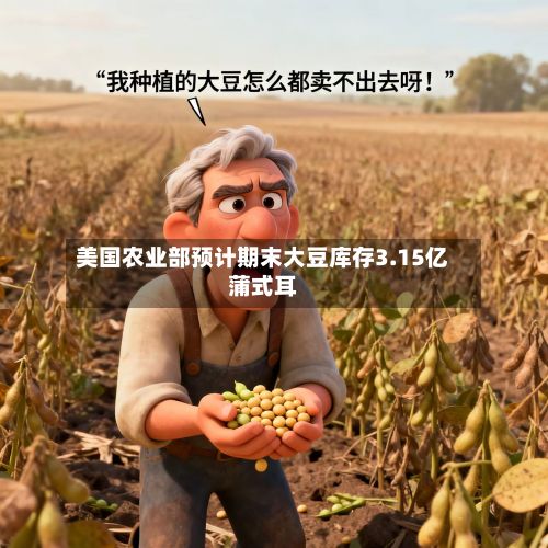 美国农业部预计期末大豆库存3.15亿蒲式耳