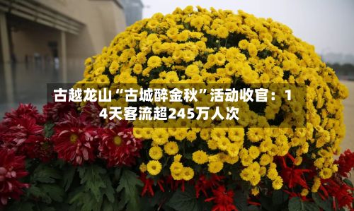 古越龙山“古城醉金秋”活动收官：14天客流超245万人次-第2张图片