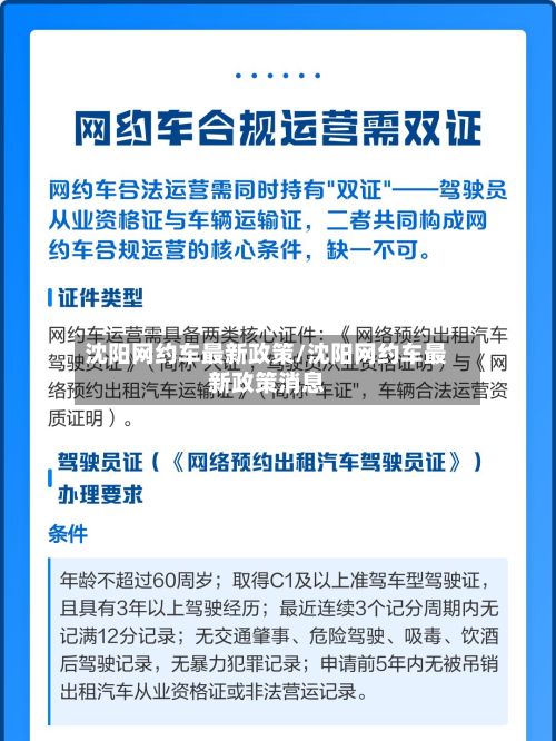 沈阳网约车最新政策/沈阳网约车最新政策消息