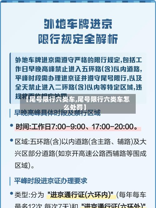 【尾号限行六类车,尾号限行六类车怎么处罚】