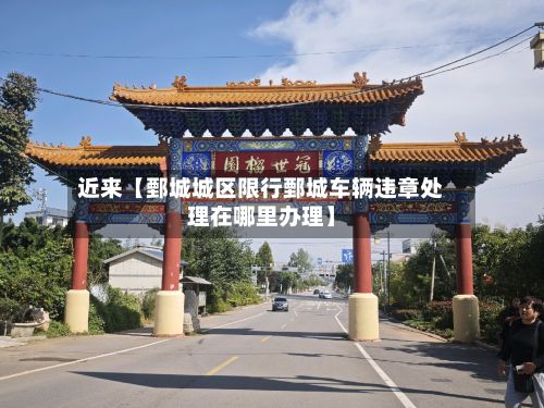 近来【鄄城城区限行鄄城车辆违章处理在哪里办理】-第2张图片