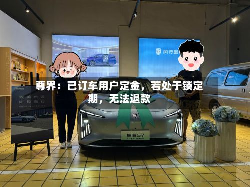 尊界：已订车用户定金，若处于锁定期，无法退款