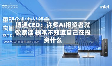 博通CEO：许多AI投资者就像赌徒 根本不知道自己在投资什么-第3张图片