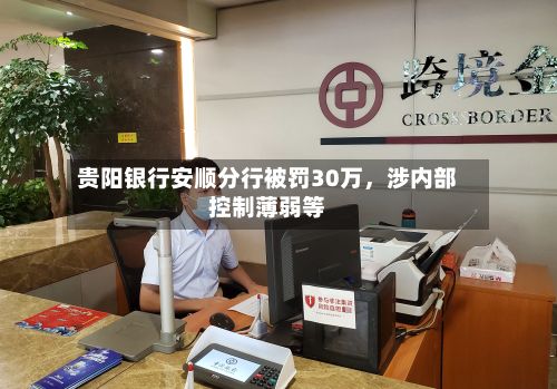 贵阳银行安顺分行被罚30万，涉内部控制薄弱等-第3张图片
