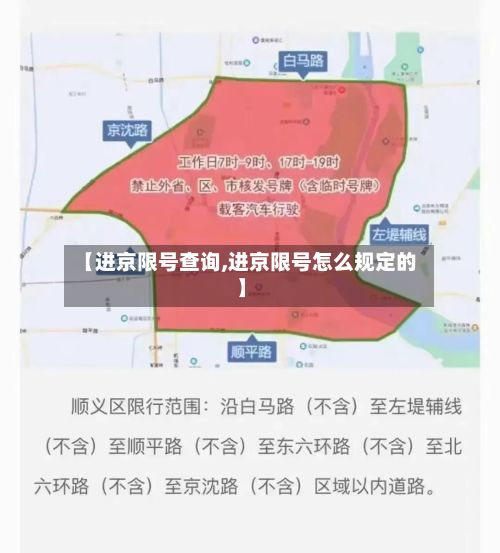 【进京限号查询,进京限号怎么规定的】