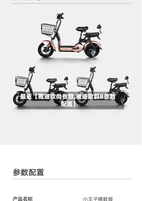 最近【雅迪欧尚参数,雅迪欧韵B参数配置】
