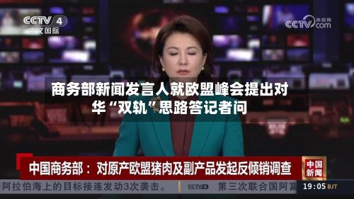 商务部新闻发言人就欧盟峰会提出对华“双轨	”思路答记者问-第2张图片