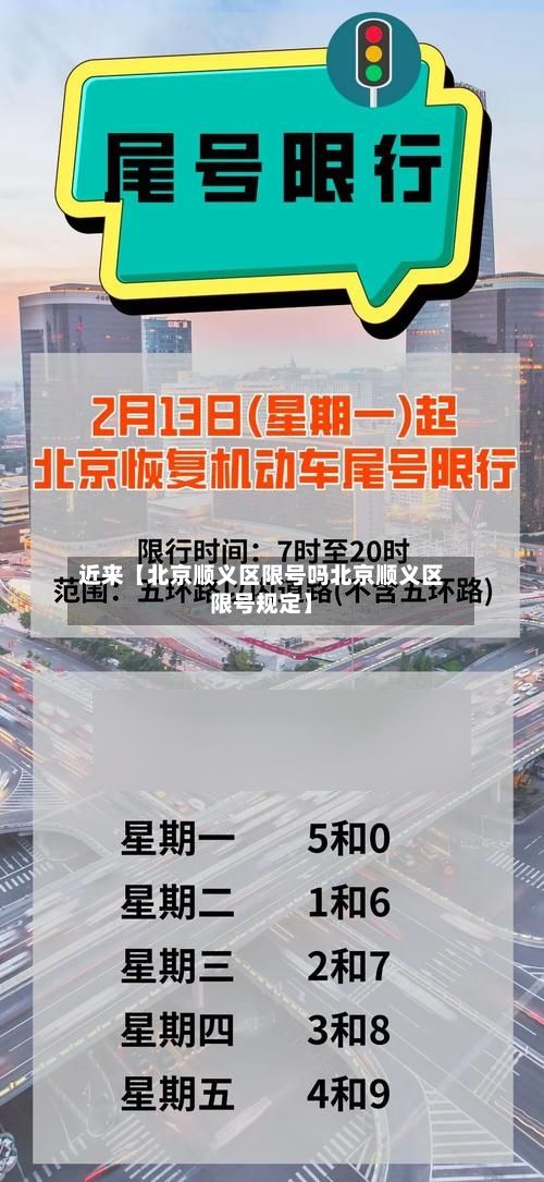 近来【北京顺义区限号吗北京顺义区限号规定】