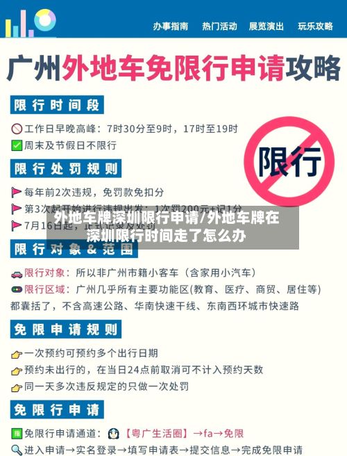 外地车牌深圳限行申请/外地车牌在深圳限行时间走了怎么办-第2张图片