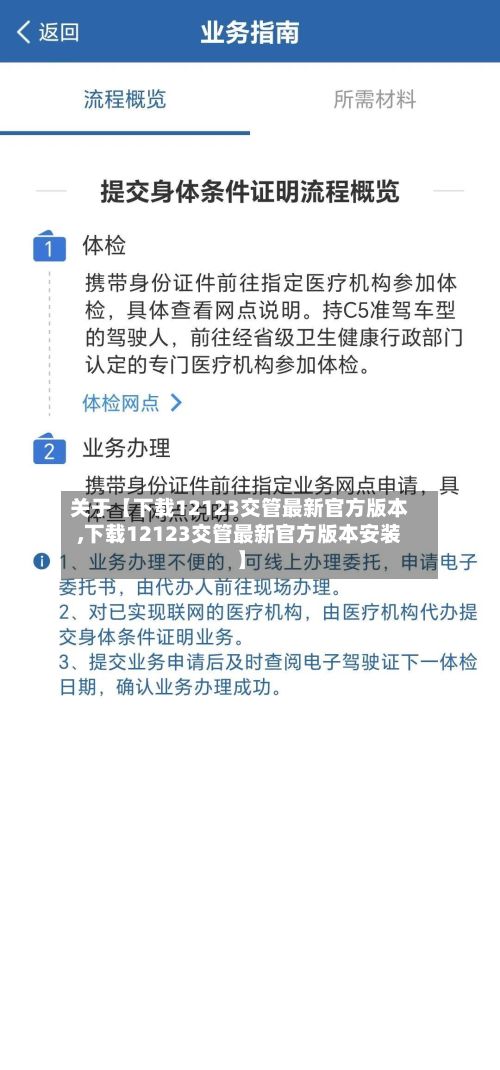 关于【下载12123交管最新官方版本,下载12123交管最新官方版本安装】