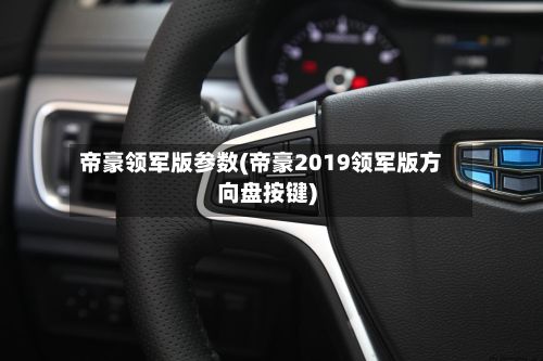 帝豪领军版参数(帝豪2019领军版方向盘按键)-第3张图片