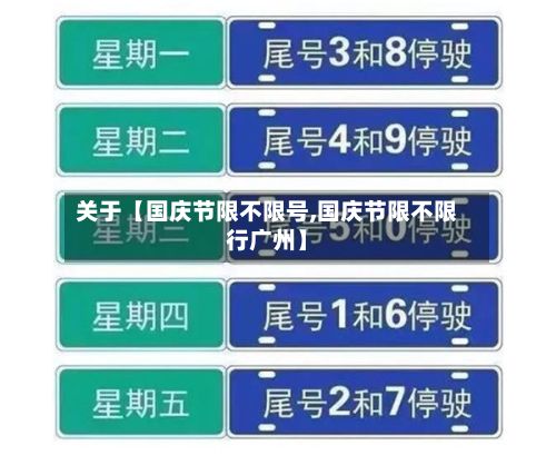关于【国庆节限不限号,国庆节限不限行广州】