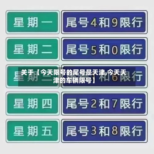 关于【今天限号的尾号是天津,今天天津的车辆限号】-第2张图片
