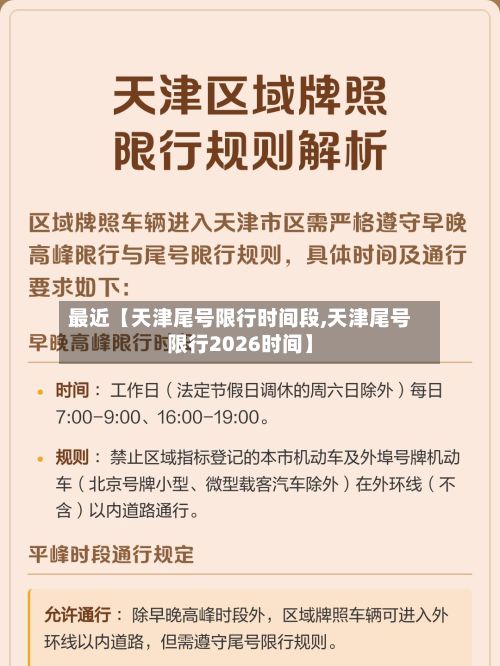 最近【天津尾号限行时间段,天津尾号限行2026时间】
