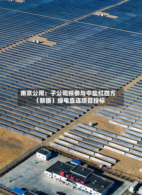 南京公用：子公司拟参与中盐红四方（新疆）绿电直连项目投标