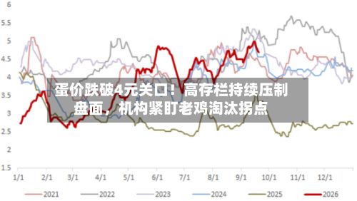 蛋价跌破4元关口！高存栏持续压制盘面，机构紧盯老鸡淘汰拐点